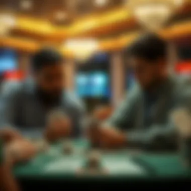 Visual representation of psychological factors in gambling