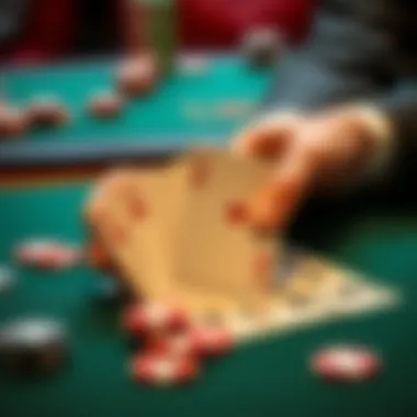 Illustration of splitting cards in blackjack