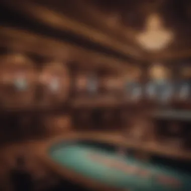 A cozy casino environment highlighting the allure of penny gambling