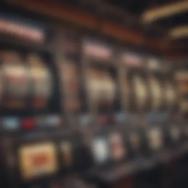 Visual representation of payout structures in slot machines