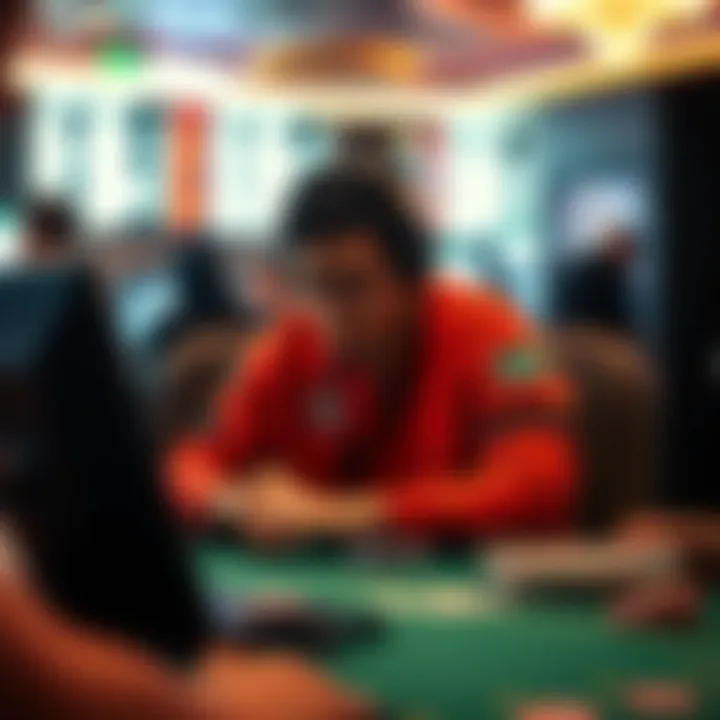 A visual capturing user experiences with online sports betting