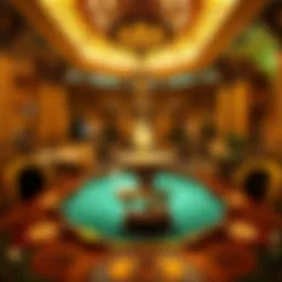 Luxurious interior of the Venetian Las Vegas