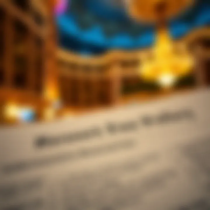 Detailed view of the resort fee policy documentation