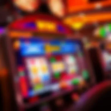 Vibrant slot machine showcasing winning symbols