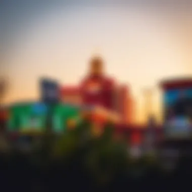 Nearby attractions including dining and entertainment options