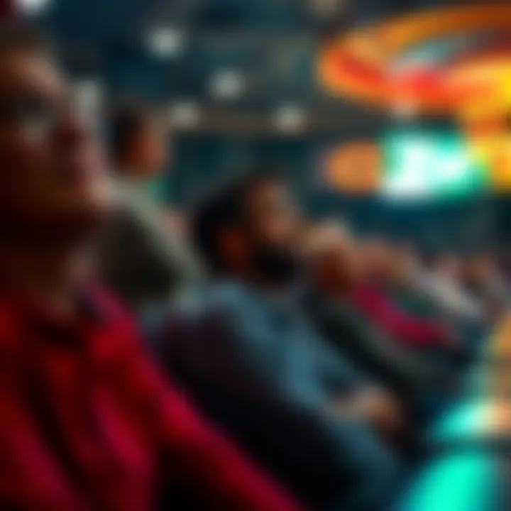 Audience captivated by the tournament action