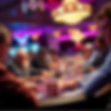 Intense gameplay during the final table of WSOP 2019