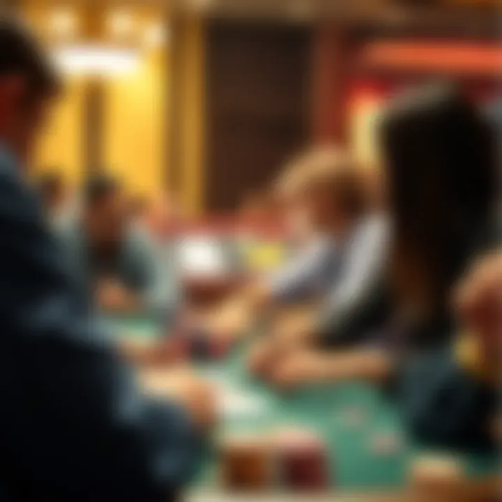 Diverse poker players engaging in a game utilizing the WSOP Billion Chip Code